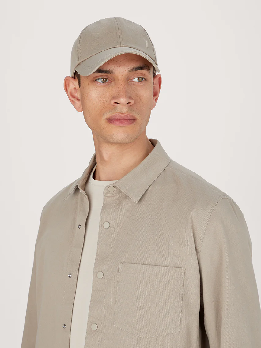 The 24 Overshirt || Dark Beige | Stretch Cotton - Image 6