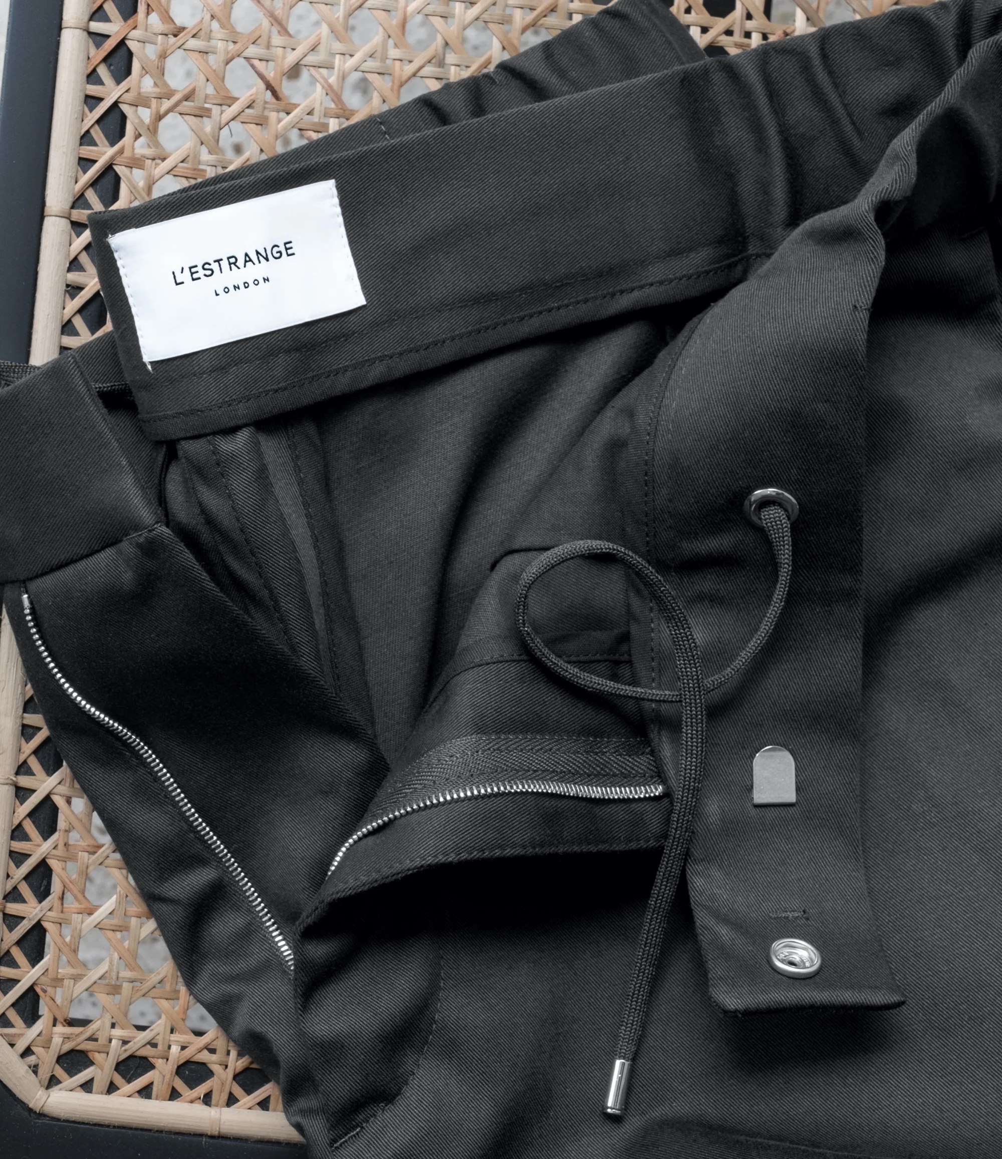 The 24 Trouser || Slate-Grey | Stretch Cotton - Image 8