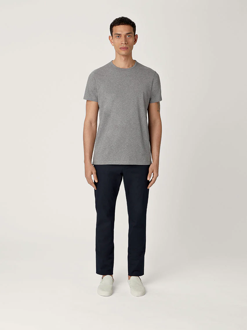 The Classic Tee || Grey Marl | Organic Cotton - Image 3